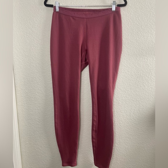 Patagonia Pants - Patagonia Women's Mauve Capilene Thermal Weight Base Layer Bottoms | Small